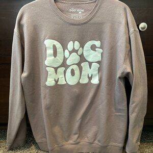 Dog Mom Sweatshirt in Lilac